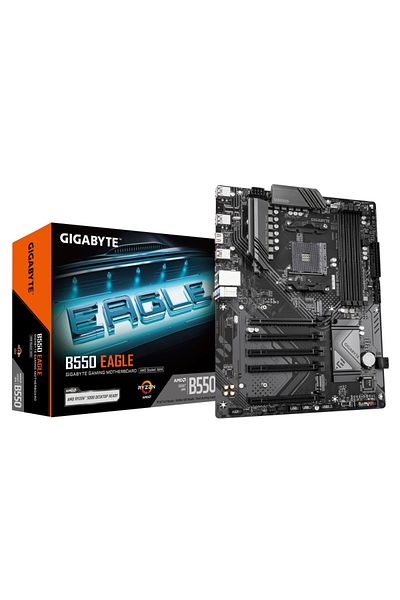 Gigabyte Placa de Baza B550 EAGLE AM4, 4x DDR4, 1x HDMI, 1x PCIE 4.0 x16 4x PCIE 3.0 x16, 2x M.