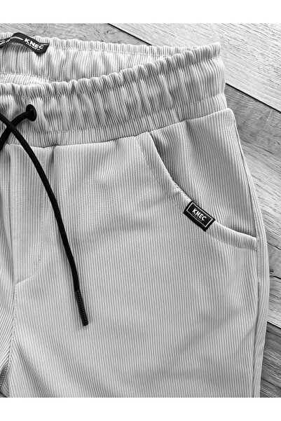 dehaine Pantaloni de trening pentru barbati, din bumbac, 13013, gri