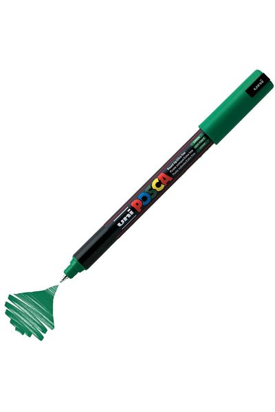 Uni Posca Marker Acrylic Painting Pen Pc-1Mr Ultra Fine 0.7mm Green
