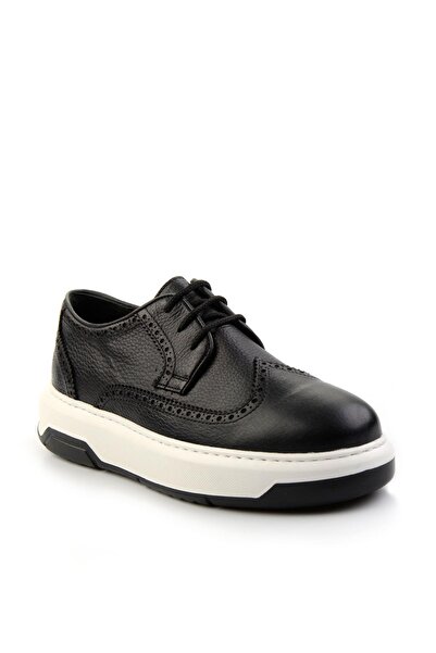 Bambi Siyah Leather Erkek Casual Ayakkabı E01034333303