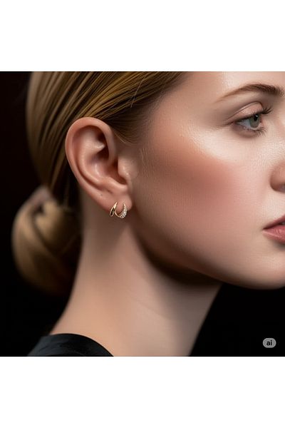 FIRSATIMO Shesra Vip Earring 14 K-10010 (10mm)