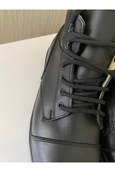 Petek Collection Erkek Bağcıklı Çelik Burun Deri Bot Postal