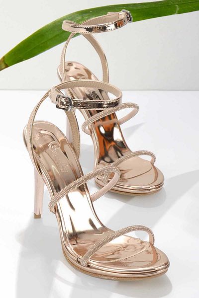 Bambi Rose Mirror Damen Abendkleid Schuhe K 05527195239