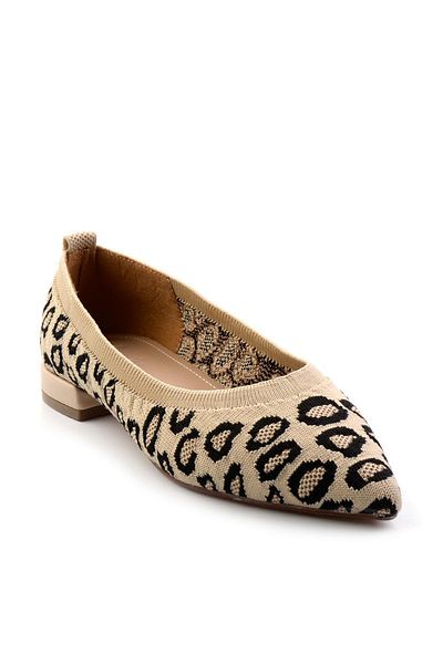 Bambi Pantofi clasici cu toc de damă leopard bej K01213220482