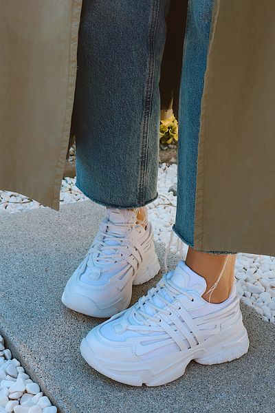 POLKA STORE Chapter Comfortable Sole Lace-Up Women's Sports Shoes