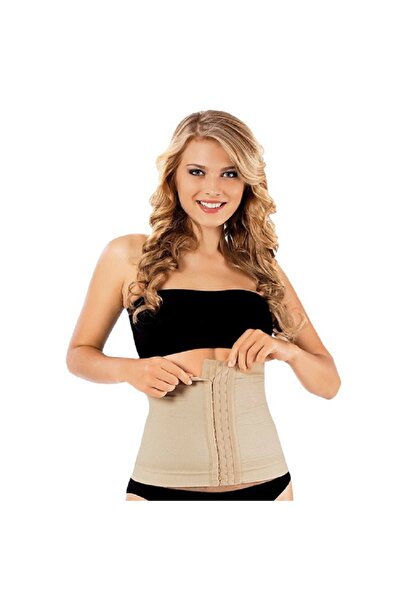 Viselya White Agraflı Waist Corset