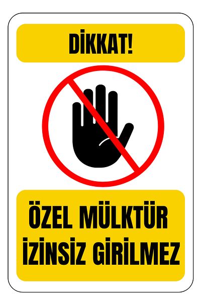 Girl Power 35 X 50 Attention Private Property No Trespassing Foil Printing Sticker Warning Sign