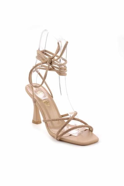 Bambi Nude Damen Abendkleid Schuhe K05994031109