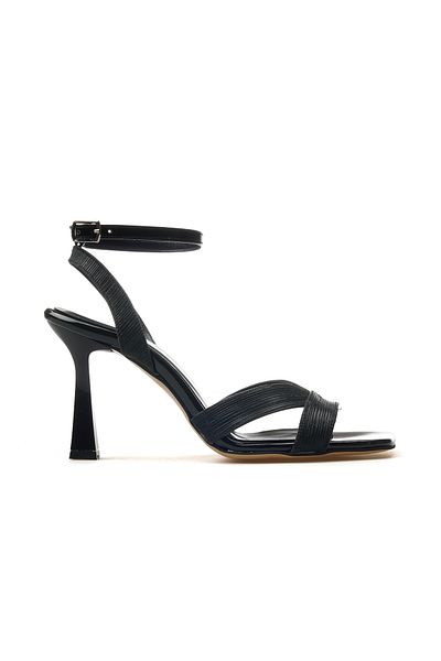 YAŞAR KAŞLI Women's Thin Heeled Shoes 25Y Ykşk-8416 Z Black