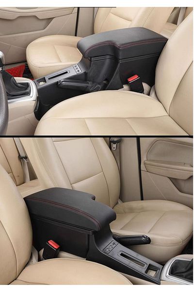 autogp Ford Focus 2 Center Console Armrest Armrest 20106 / 2011 Black