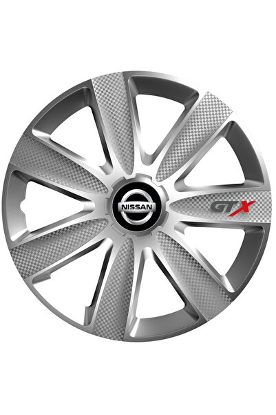 OEM Set de 4 capace de jantă GTX gri R16, pentru Nissan