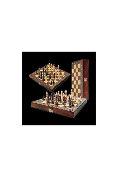 sesengo kadife ahşap satranç takımı 30cm x 30 cm eğitici oyunlar