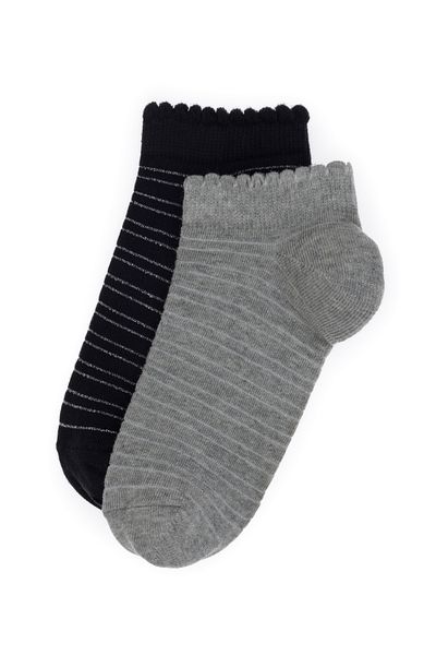 U.S. Polo Assn. Women's 2-Piece Booties Socks 50311373-Vr086