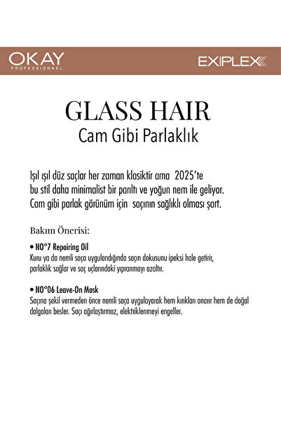 EXIPLEX Nº6 LEAVE-ON MASK 100ml + Nº7 REPAIRING OIL 50ml BAĞ ONARICI 2'Lİ BAKIM SETİ
