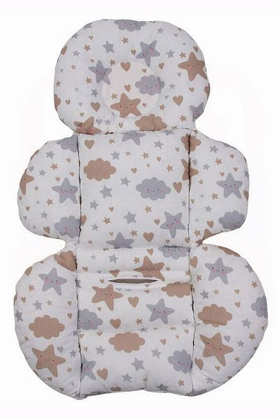 minuma Double-Sided Use Patterned Baby Stroller Cushion