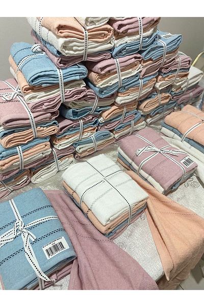 TUHAM AKSESUAR 4 Colorful Hand Face Towels