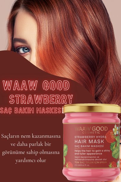 WAAW GOOD Strawberry Hydra [Hyaluronic] Moisture Plumping Hair Care 210 ml Triple Opportunity Set