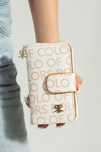 çantamgelsin White Women's Wallet with Coin and Card Compartments