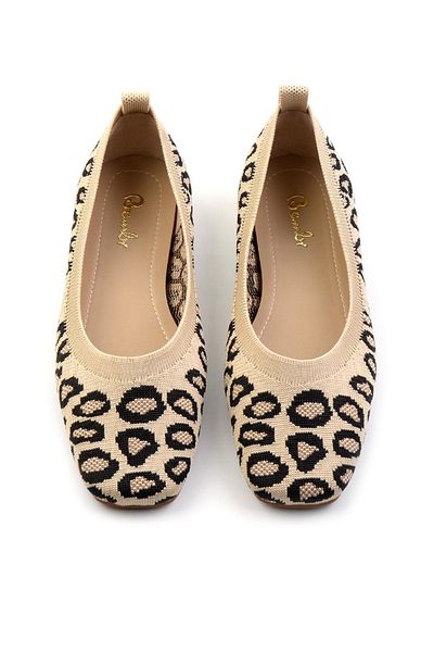 Bambi Balerina de damă leopard bej K01327021182