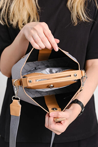 Just Polo Women's Long Cross Strap 3 Compartment Shoulder & Hand Bag