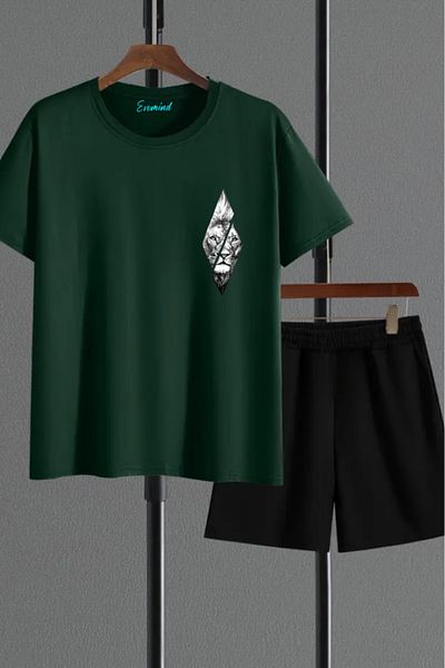 SevMode Σετ μπλουζάκι Unisex με στάμπα Lion