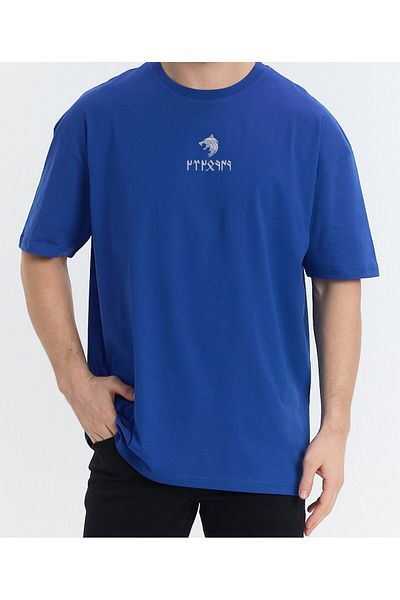Uniquetex Vek Kökbörü(Bozkurt) Gokturkish Letters Special Design Oversize T-Shirt