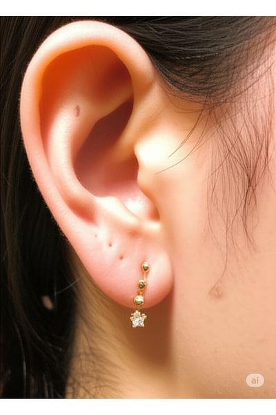 FIRSATIMO Shesra Vip Earring 14 K-10006 (7mm)