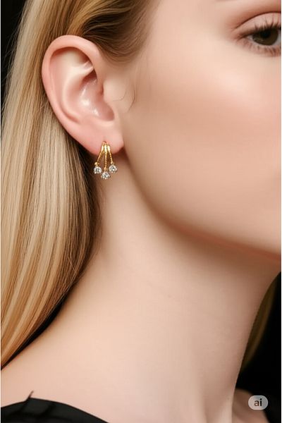 FIRSATIMO Shesra Vip Earring 14 K-10135 (15mm)
