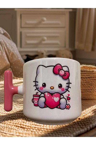 GameFruy Hello Kity Double Sided Printed Mug - Ceramic Tea, Coffee Gift Cup