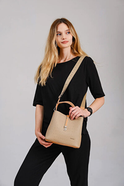 Just Polo Women's Long Cross Strap 3 Compartment Shoulder & Hand Bag