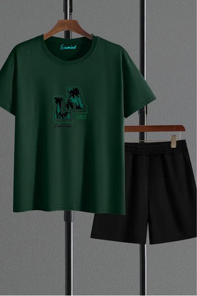 artı4 Los Angeles Printed Unisex Shorts T-Shirt Set