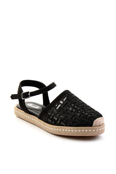 Bambi Black Women's Espadrille K01117090902