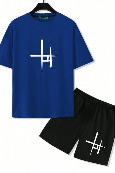 artı4 Plus Printed Unisex Shorts T-Shirt Set