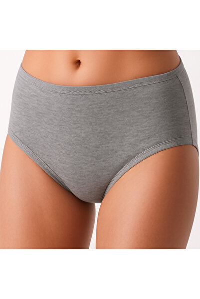 Gawzera Berrak 4-Piece Women's Ribbed Bato Piping High Waist Panties