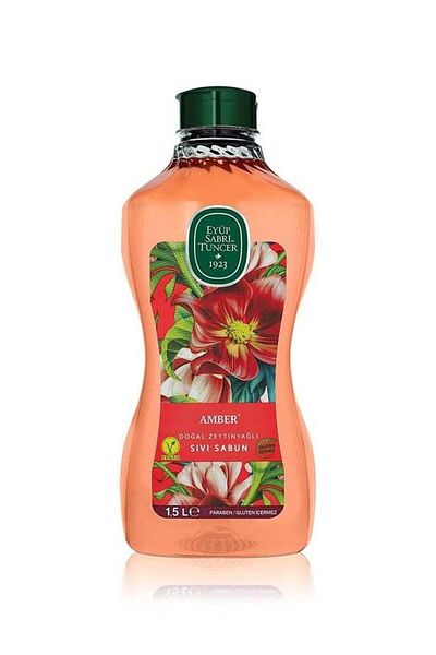 Eyüp Sabri Tuncer Liquid Soap with Natural Olive Oil Amber 1.5 Liter