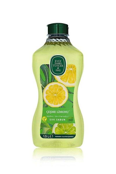 Eyüp Sabri Tuncer Liquid Soap with Natural Olive Oil Çeşme Lemon 1.5 Liter