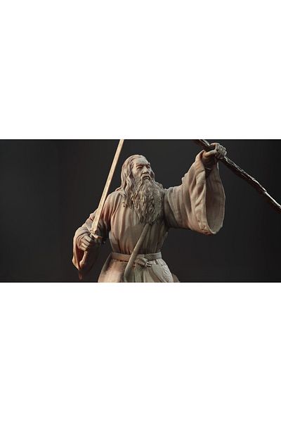 Cochines Gandalf Figure 15 cm – 3D Collectible Statue Made of Durable and Healthy Petg Material