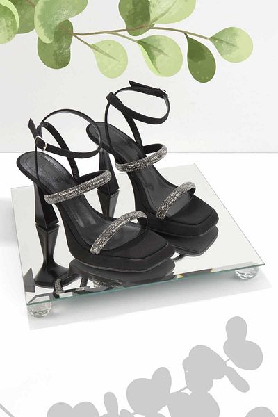 Bambi Matte Black Women's Evening Dress Shoes K05215400838