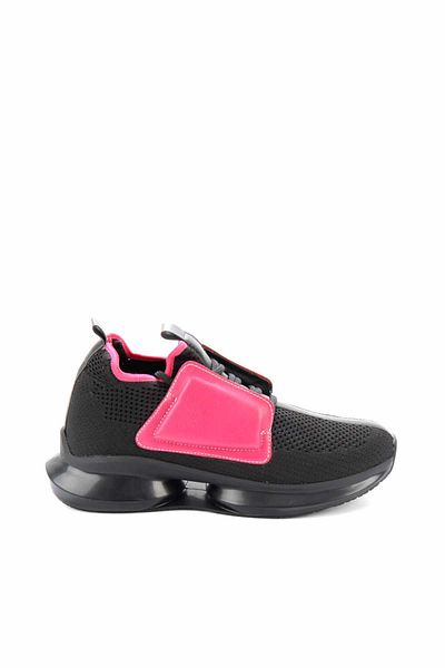 Bambi Pantofi de damă negru fucsia K 01238012682