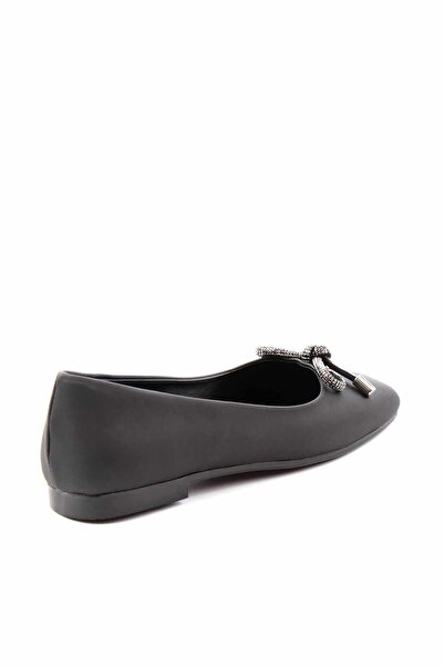 Bambi Siyah Kadın Loafer Ayakkabı K01641121201