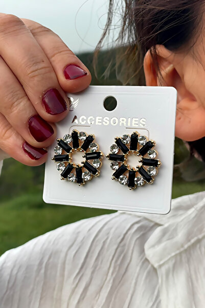 TAKIPORT أقراط نسائية من حجر الزركون