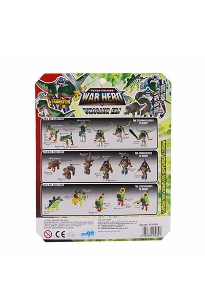 AC BOX Warrior Dinosaur Transforming into Robot T-Rex