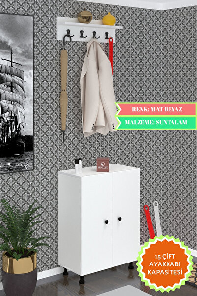 Kenzlife Portmanto Ayakkabılık Ve Askılık Kalçın5 Byzbyz 83*060*32 Onbeş Çift...