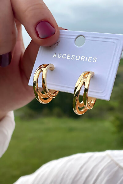 TAKIPORT حلق نسائي ثلاثي الخاتم