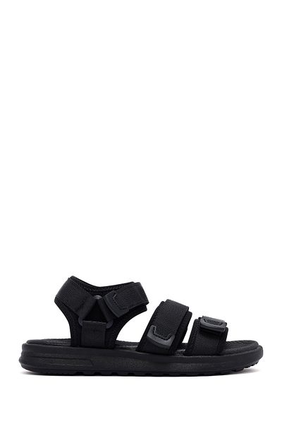 Derimod Men's Black Fabric Sandals 25Sfd696114