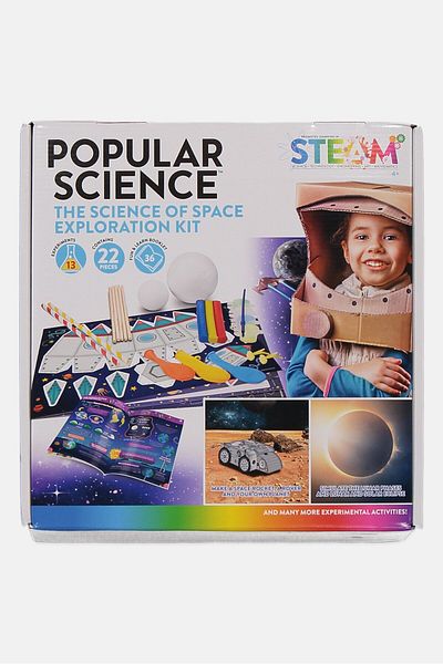 Popular Science The Science Of Space Exploration Kit by Wow Stuff, Red Combo