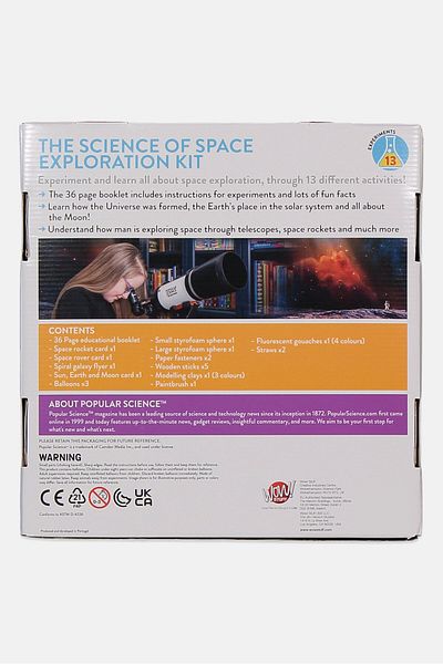 Popular Science The Science Of Space Exploration Kit by Wow Stuff, Red Combo