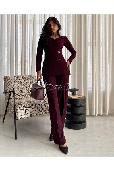 ALANOOD FASHION جمبسوت رمضاني بلون عودي أنيق بتصميم راقٍ