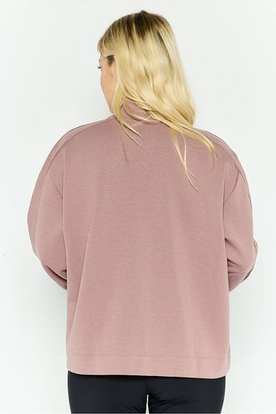 adidas Women Sport Fit Long Sleeve Training Sweatshirt, Mauve