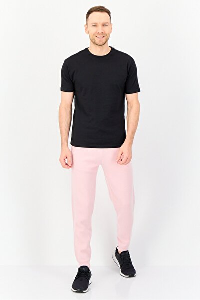 Esprit Men Regular Fit Knitted Cuffed Jogger Pants, Pink